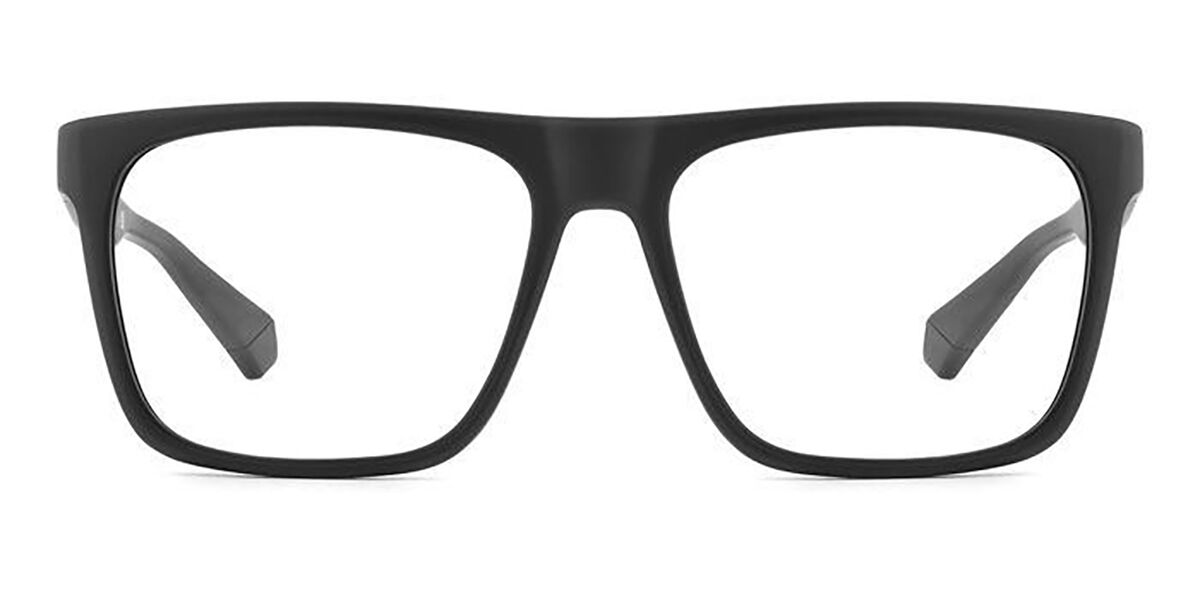 Photos - Glasses & Contact Lenses Polaroid PLD D533 003 Men's Eyeglasses Black Size 56  (Frame Only)