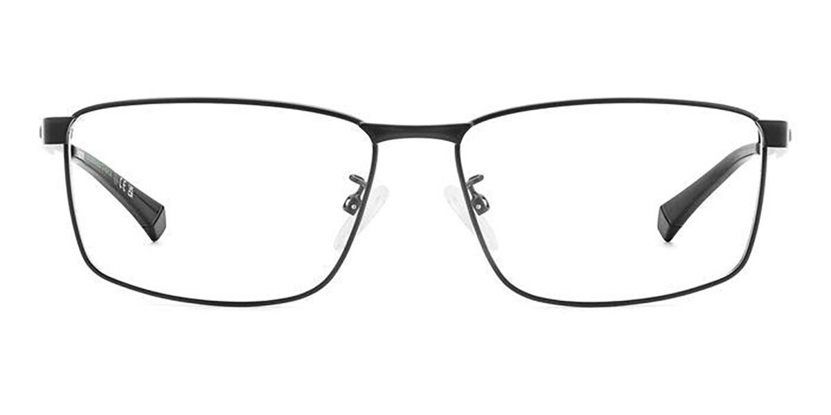 Photos - Glasses & Contact Lenses Polaroid PLD D534/G Asian Fit 003 Men's Eyeglasses Black Size 57 