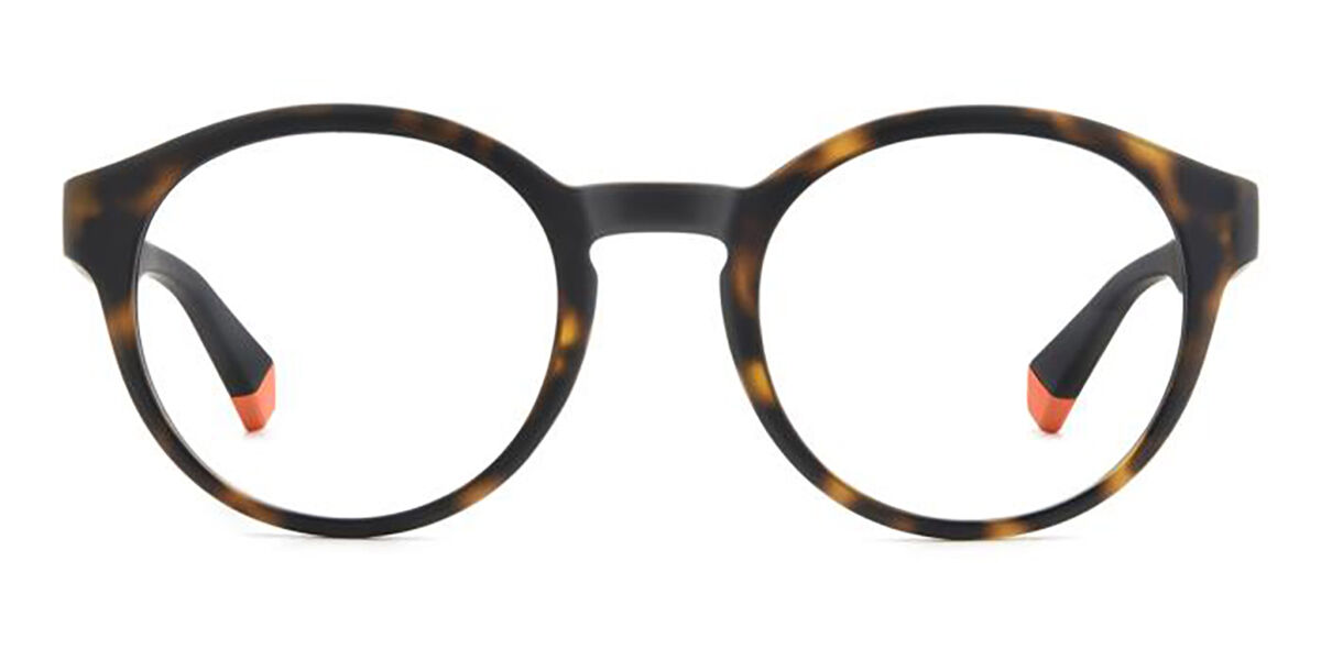 Polaroid PLD D568 N9P 51 Sköldpaddemönstradeshell Glasögon (Endast Båge) Män