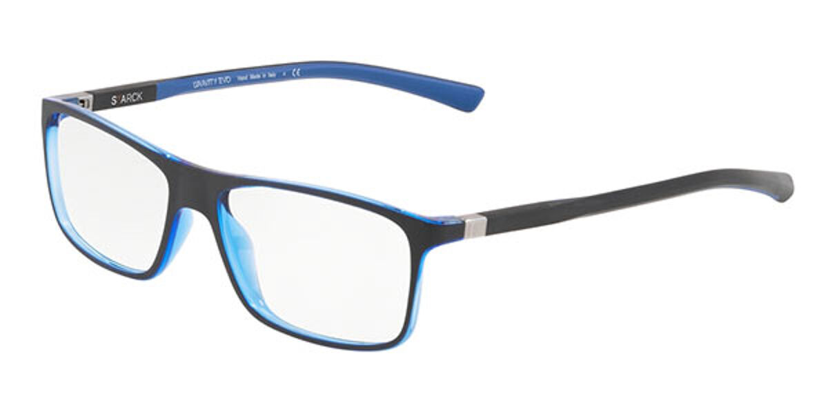 Starck SH1365M 0005 Glasses Black Blue | VisionDirect Australia
