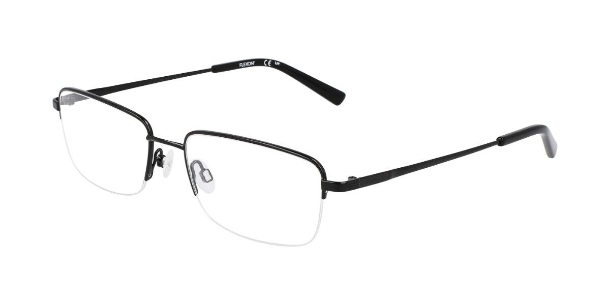 Flexon H6067 001 Men's Eyeglasses Black Size 52 (Frame Only) - Blue Light Block Available