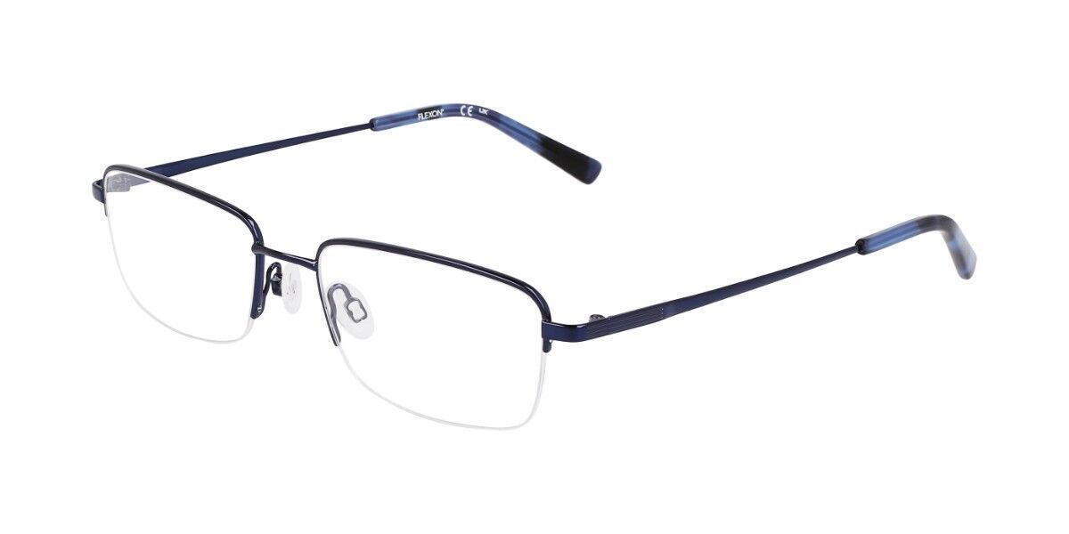 Flexon H6067 410 Men's Eyeglasses Blue Size 52 (Frame Only) - Blue Light Block Available