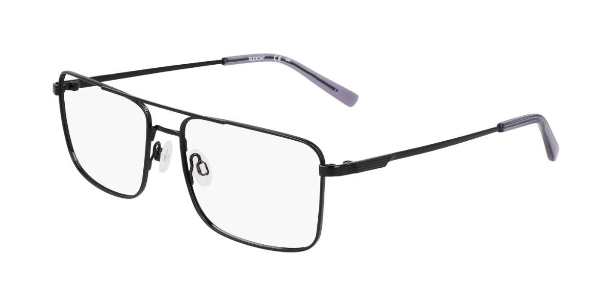 Flexon H6071 001 Men's Eyeglasses Black Size 53 (Frame Only) - Blue Light Block Available