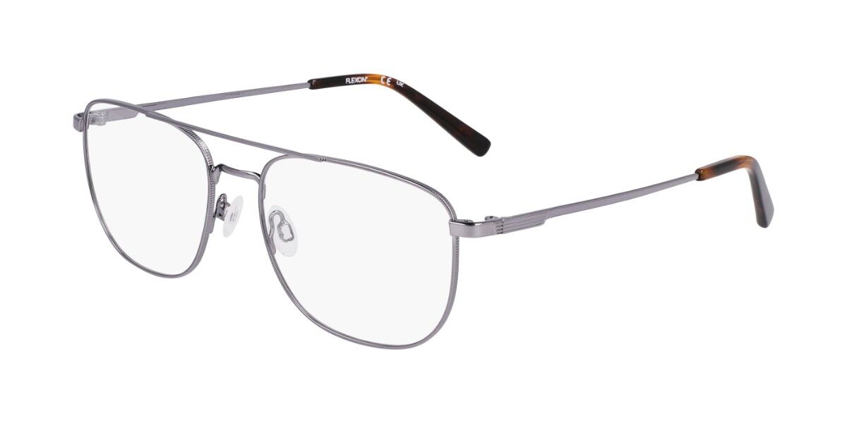 Flexon H6072 070 Men's Eyeglasses Gunmetal Size 52 (Frame Only) - Blue Light Block Available