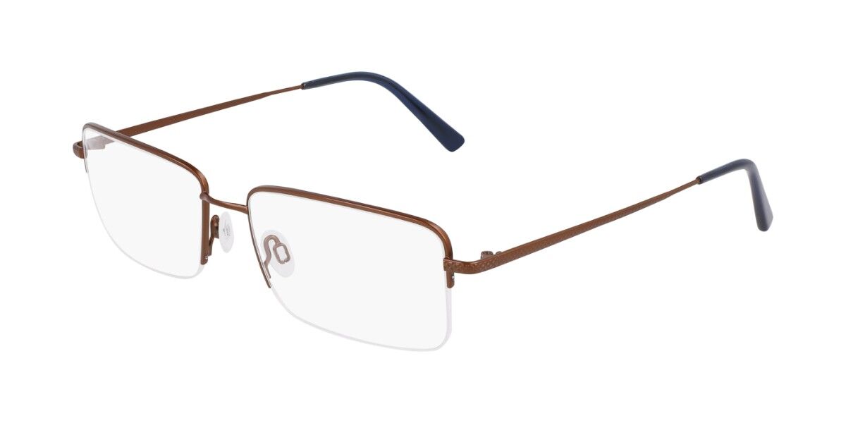 Flexon H6073 210 Men's Eyeglasses Brown Size 56 (Frame Only) - Blue Light Block Available