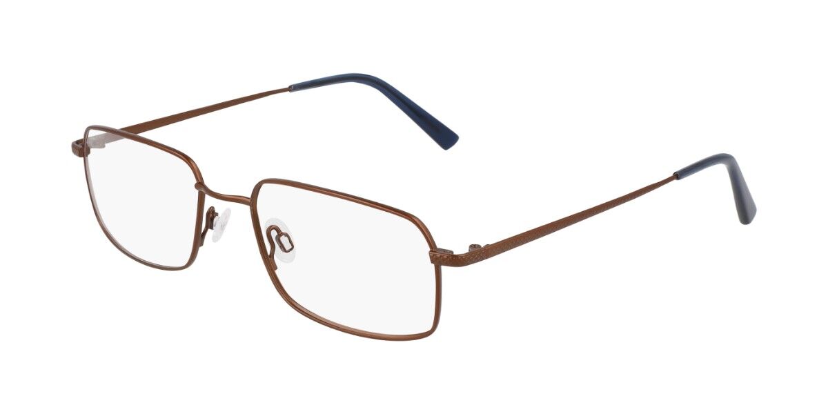 Flexon H6074 210 Men's Glasses Brown Size - Free Lenses - HSA/FSA Insurance - Blue Light Block Available