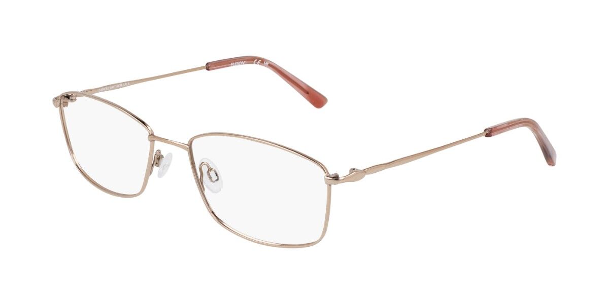 Flexon W3040 770 Men's Glasses Gold Size - Free Lenses - HSA/FSA Insurance - Blue Light Block Available