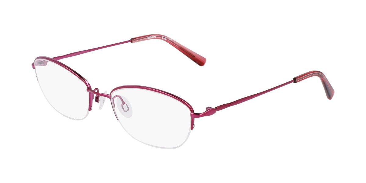 Flexon W3041 602 Men's Eyeglasses Red Size 49 (Frame Only) - Blue Light Block Available