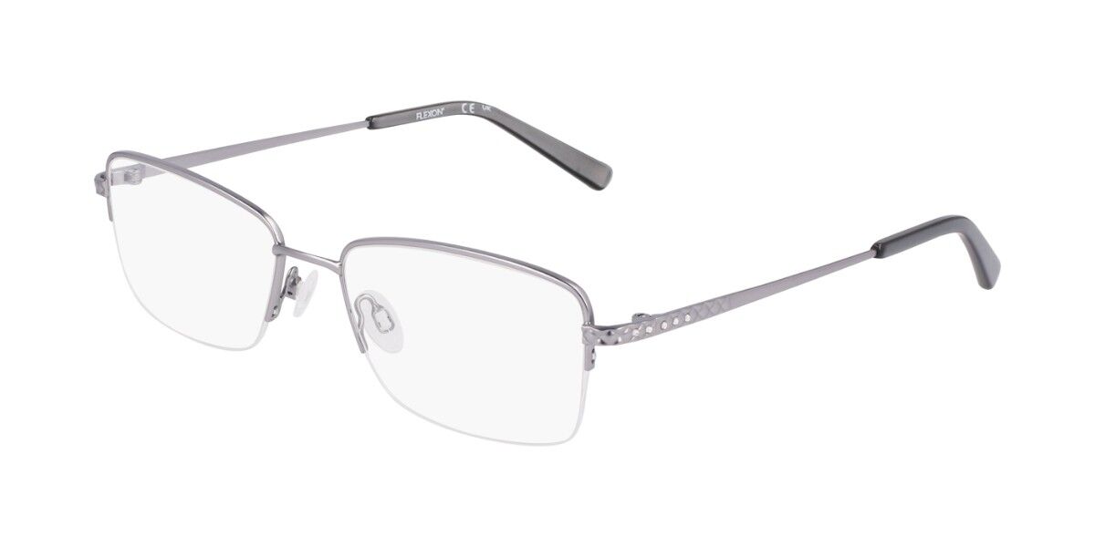 Flexon W3043 038 Men's Eyeglasses Gunmetal Size 51 (Frame Only) - Blue Light Block Available