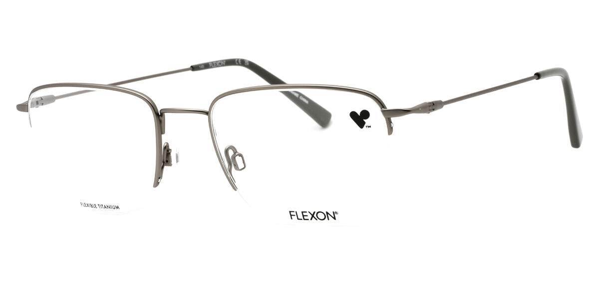 Flexon H6041 033 Men's Eyeglasses Gunmetal Size 54 - Blue Light Block Available