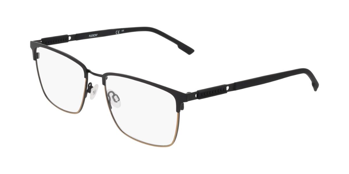 Flexon E1161 002 55 Svarta Glasögon (Endast Båge) Män