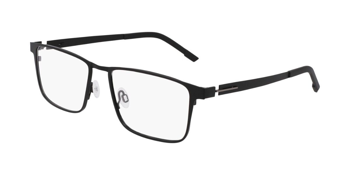 Flexon FLX1007MAG-SET 002 57 Svarta Glasögon (Endast Båge) Män