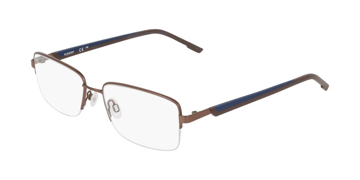 Flexon H6084 202 54 Bruna Glasögon (Endast Båge) Män