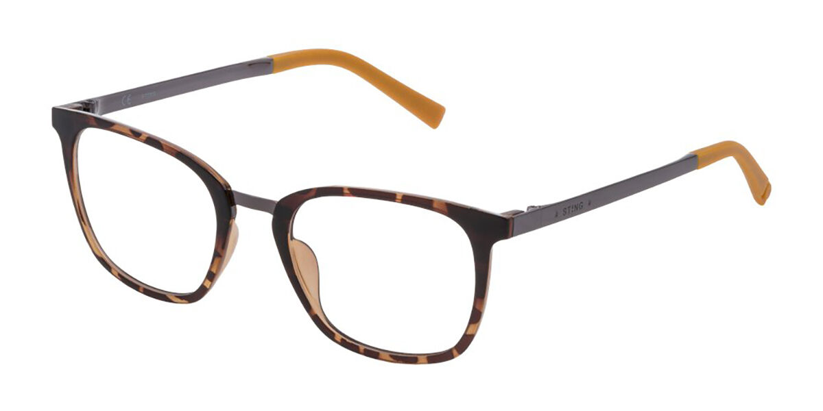 Sting VST350 0AH9 Men's Eyeglasses Tortoiseshell Size 50 - Blue Light Block Available