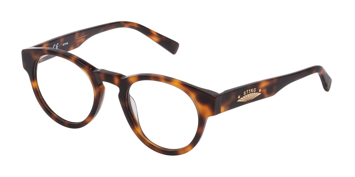 Sting VST348 FASHIONISTA 1 08XW Men's Glasses Tortoiseshell Size - Free Lenses - HSA/FSA Insurance - Blue Light Block Available