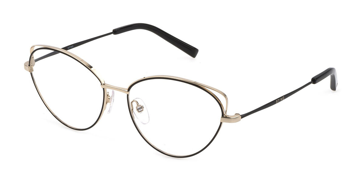 Sting VST369 0301 Men's Eyeglasses Gold Size 56 (Frame Only) - Blue Light Block Available