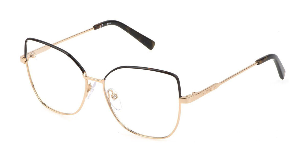 Sting VST432 0320 Women's Eyeglasses Rose-Gold Size 53 (Frame Only) - Blue Light Block Available