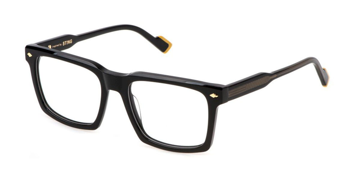 Sting VST507 700Y Men's Glasses Black Size - Free Lenses - HSA/FSA Insurance - Blue Light Block Available