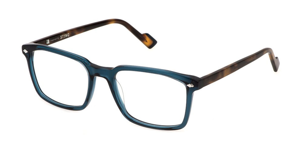 Sting VST511 0U11 Men's Glasses Blue Size - Free Lenses - HSA/FSA Insurance - Blue Light Block Available