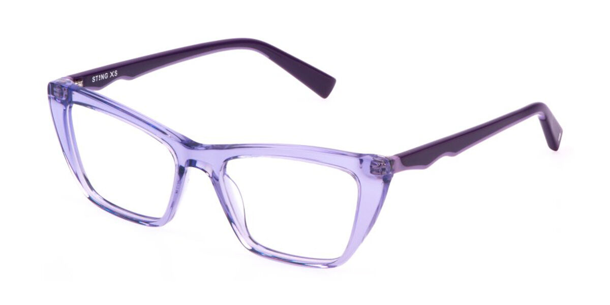 Sting VSJ743 Kids 06PF Kids' Eyeglasses Purple Size 50 - Blue Light Block Available