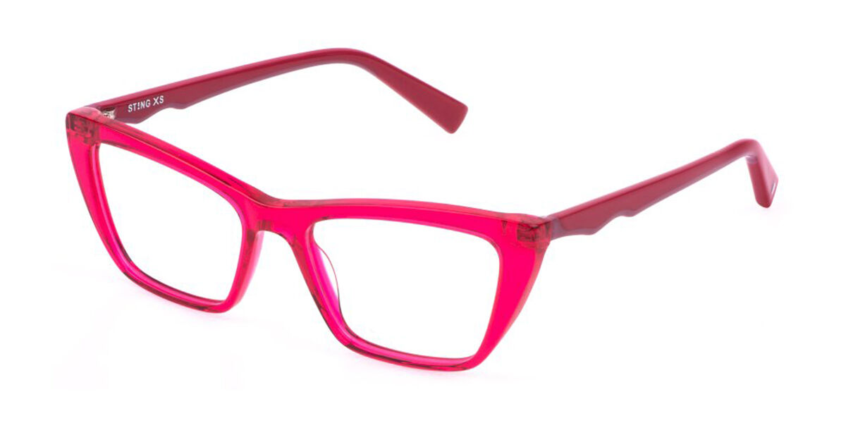 Sting VSJ743 Kids 09PC Kids' Eyeglasses Red Size 50 (Frame Only) - Blue Light Block Available