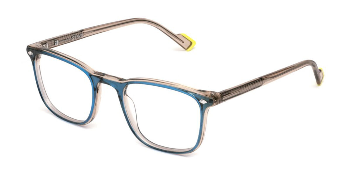 Sting VST524L 0D25 Men's Eyeglasses Blue Size 50 (Frame Only) - Blue Light Block Available