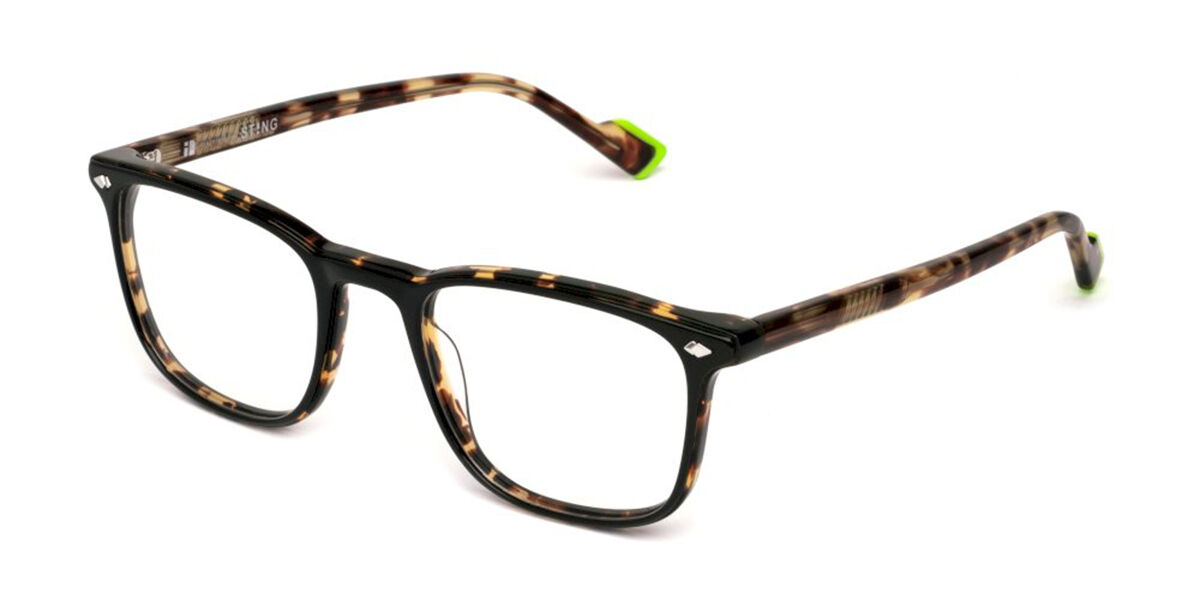 Sting VST524L 0U64 Men's Eyeglasses Tortoiseshell Size 50 (Frame Only) - Blue Light Block Available