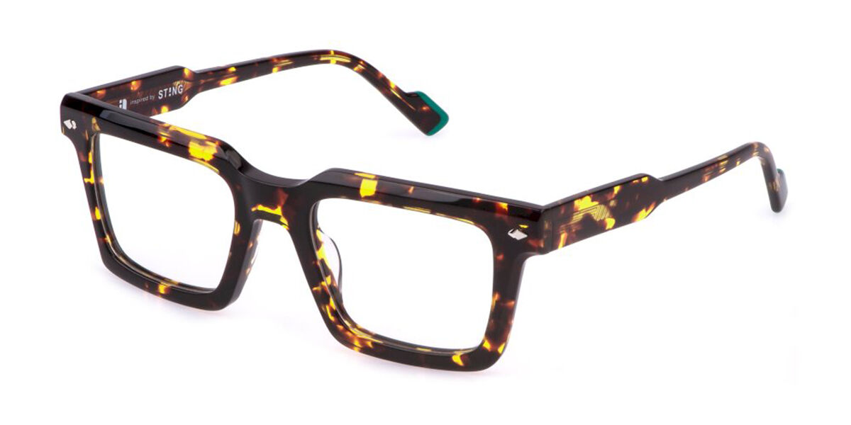 Sting VST526 0779 Men's Eyeglasses Tortoiseshell Size 51 (Frame Only) - Blue Light Block Available