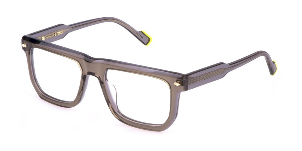 Sting VST527 0APZ Men's Eyeglasses Brown Size 53 (Frame Only) - Blue Light Block Available