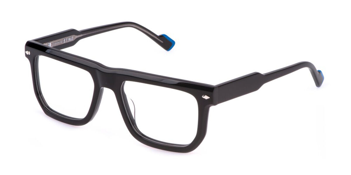 Sting VST527 700K Men's Eyeglasses Black Size 53 (Frame Only) - Blue Light Block Available