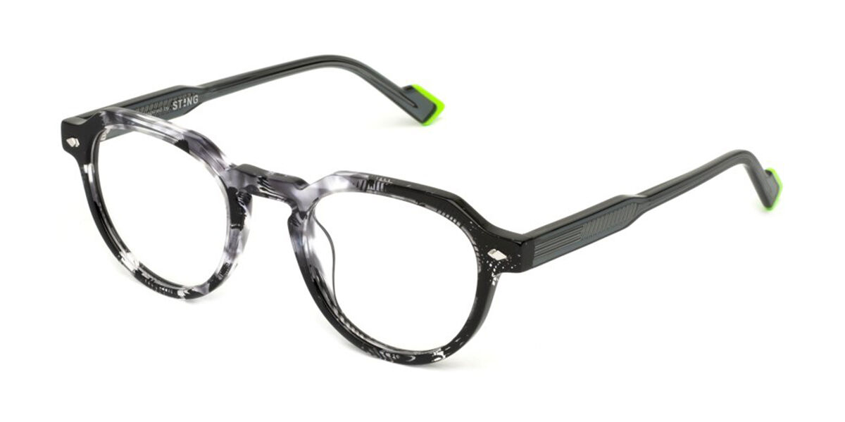 Sting VST529 0727 Men's Glasses Black Size - Free Lenses - HSA/FSA Insurance - Blue Light Block Available