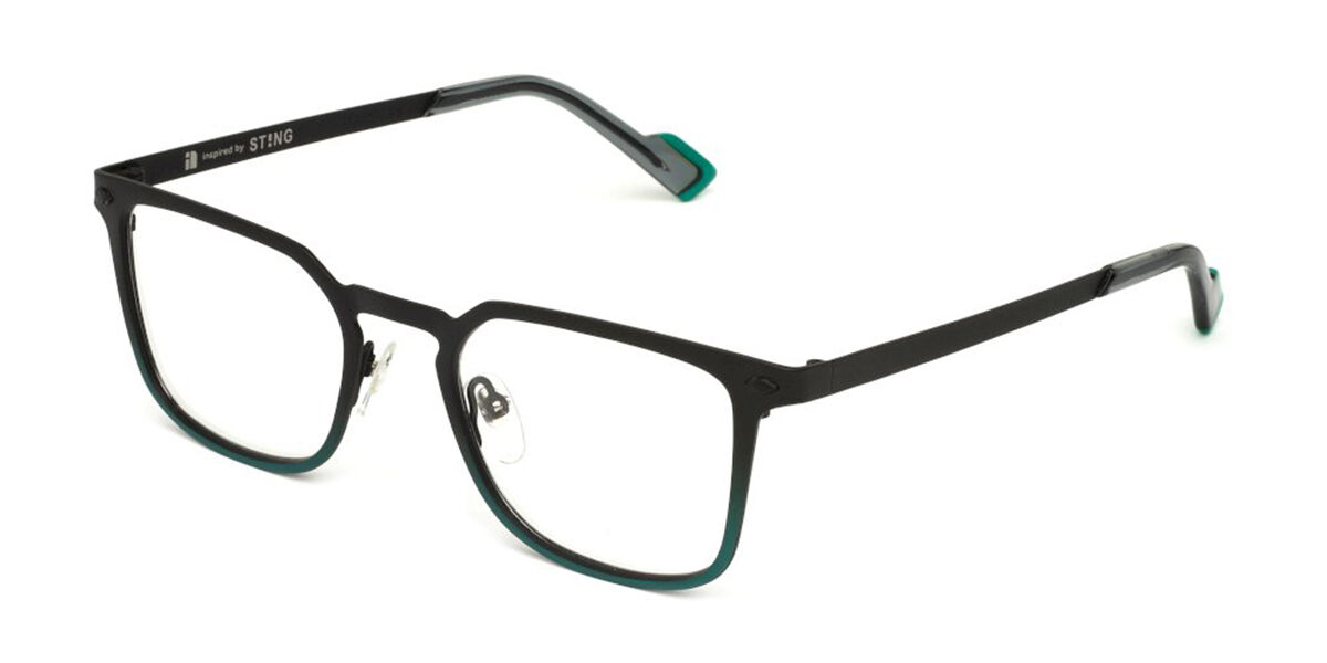 Sting VST532 08CT Men's Eyeglasses Green Size 51 (Frame Only) - Blue Light Block Available