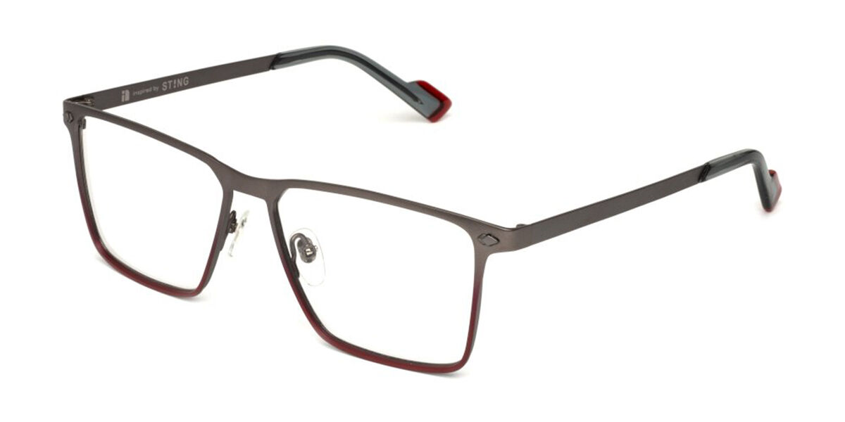 Sting VST533 0597 Men's Eyeglasses Red Size 57 (Frame Only) - Blue Light Block Available