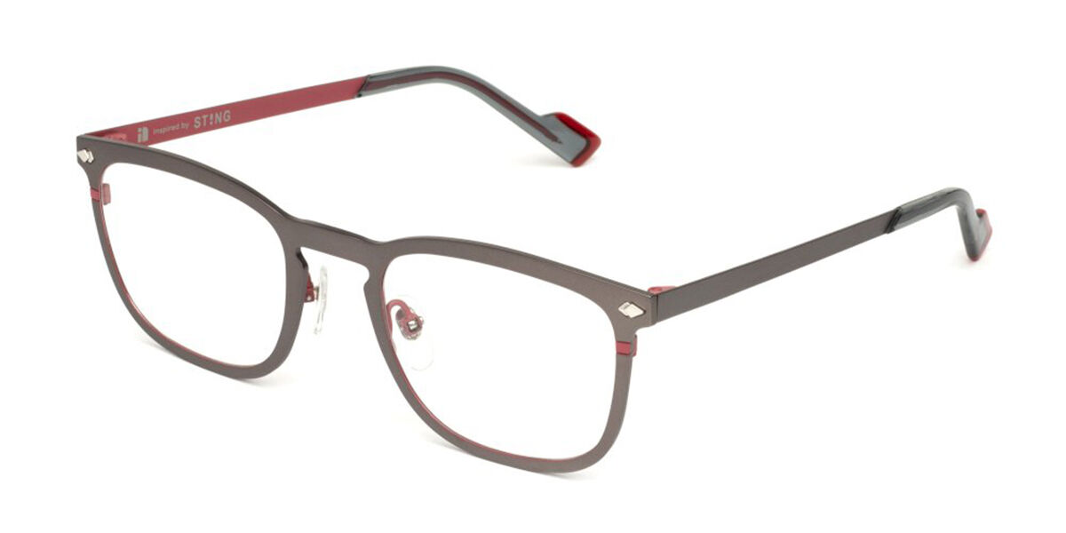 Sting VST535 0597 Men's Eyeglasses Grey Size 51 (Frame Only) - Blue Light Block Available