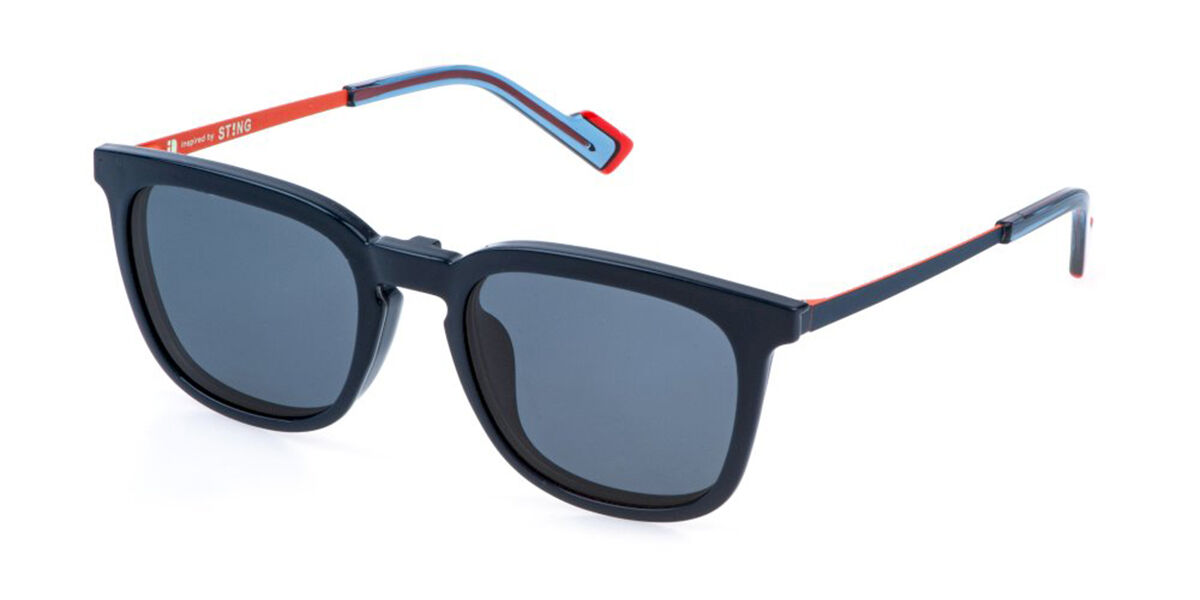 Sting UST546 with Clip-On D82P 53 Blåa Glasögon (Endast Båge) Män