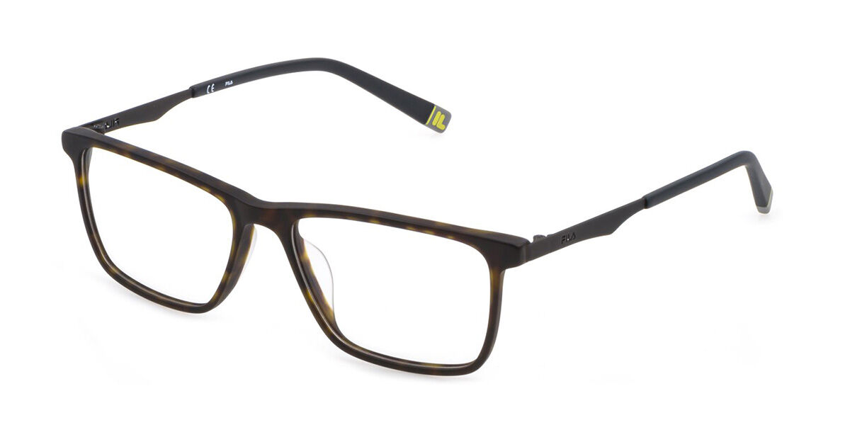 Fila VFI123 0738 Men's Glasses Tortoiseshell Size 54 - Free Lenses - HSA/FSA Insurance - Blue Light Block Available