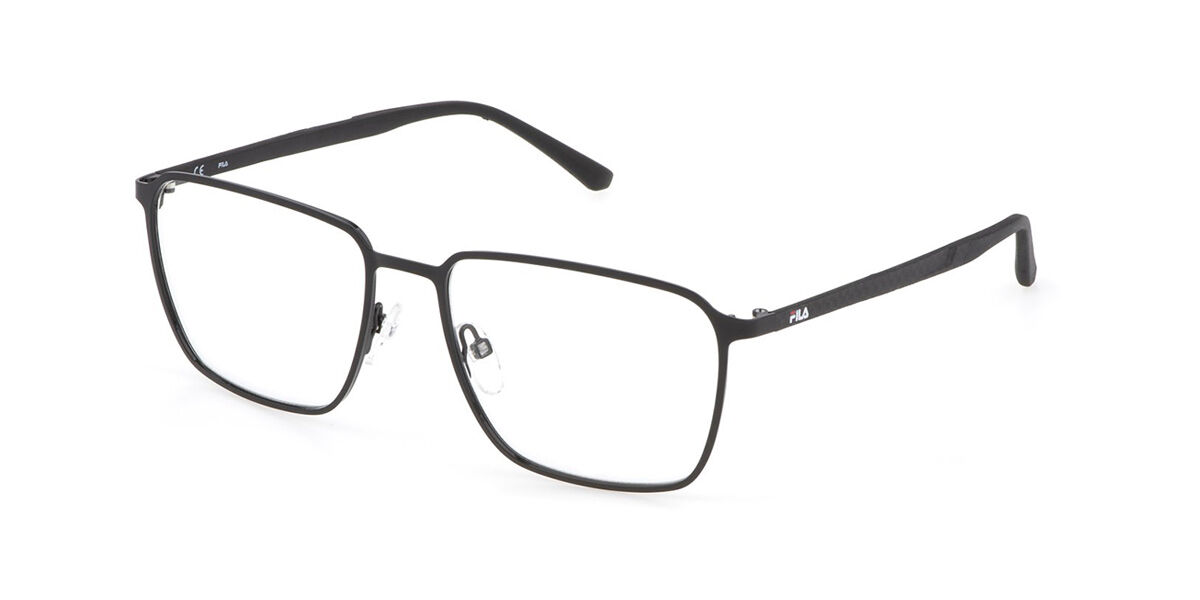 Fila VFI204 0530 Men's Eyeglasses Black Size 56 (Frame Only) - Blue Light Block Available