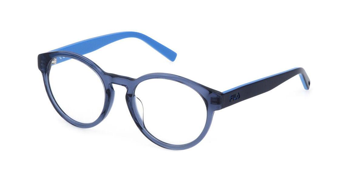 Fila VFI218 0T31 Men's Glasses Blue Size - Free Lenses - HSA/FSA Insurance - Blue Light Block Available