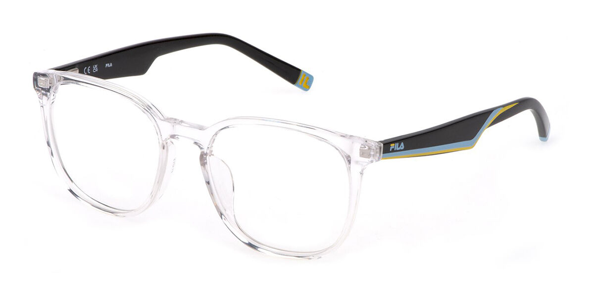 Photos - Glasses & Contact Lenses Fila VFI454 0P79 Women's Eyeglasses Clear Size 53  - Blue (Frame Only)