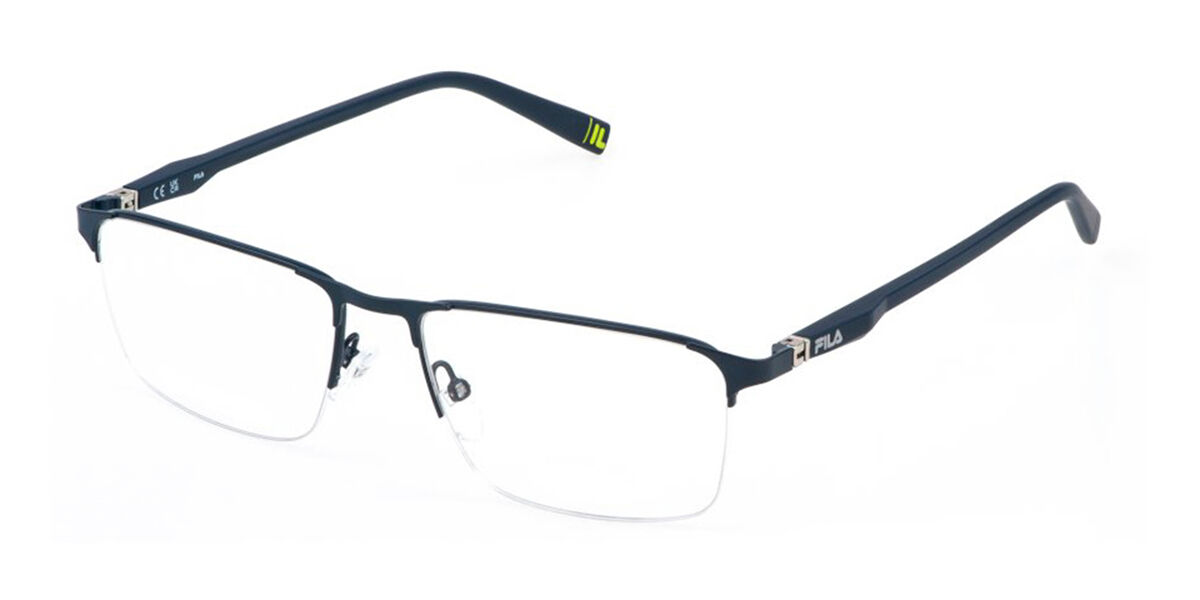 Fila VFI877 01HL Men's Glasses Blue Size - Free Lenses - HSA/FSA Insurance - Blue Light Block Available