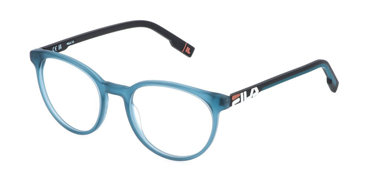 Fila VFI888L Kids' Glasses, Blue, Size 48 Fila VFI888L Kids' Glasses, Blue, Size 48