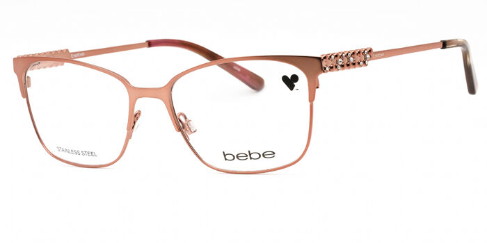 Bebe BB5212 770 Rose Gold Eyeglasses | SmartBuyGlasses US display picture 3