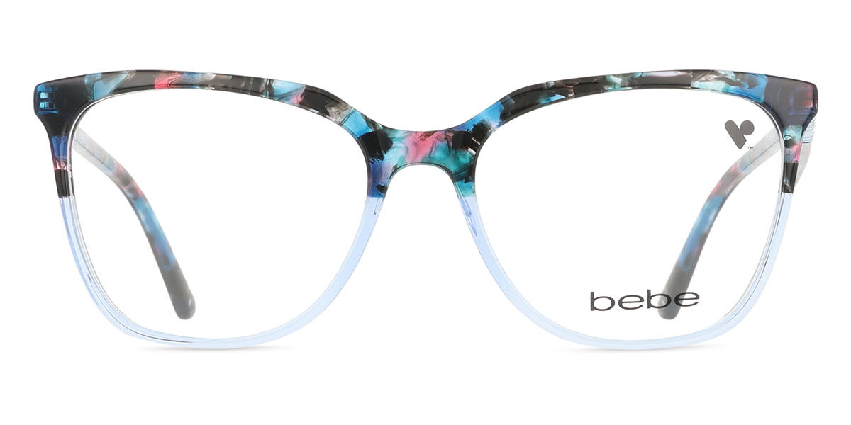 Photos - Glasses & Contact Lenses Bebe BB5191 460 Women’s Glasses Blue Size 54 - Free Lenses - Blue Light Block Available 