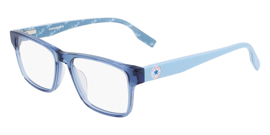 Converse CV5019Y Kids 420 Glasses Transparent Blue | VisionDirect Australia