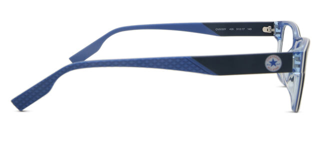 Converse CV5030Y Eyeglasses 426 Teal Blue Laminate 51mm CONVERSE CV5030Y Eyeglasses 426 Teal/Blue Laminate 51 17 140  main image 3