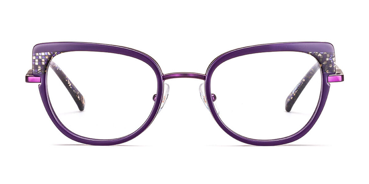 Etnia Barcelona Trapani PU 50 Lunettes De Vue Femme Purple (Seulement Monture)