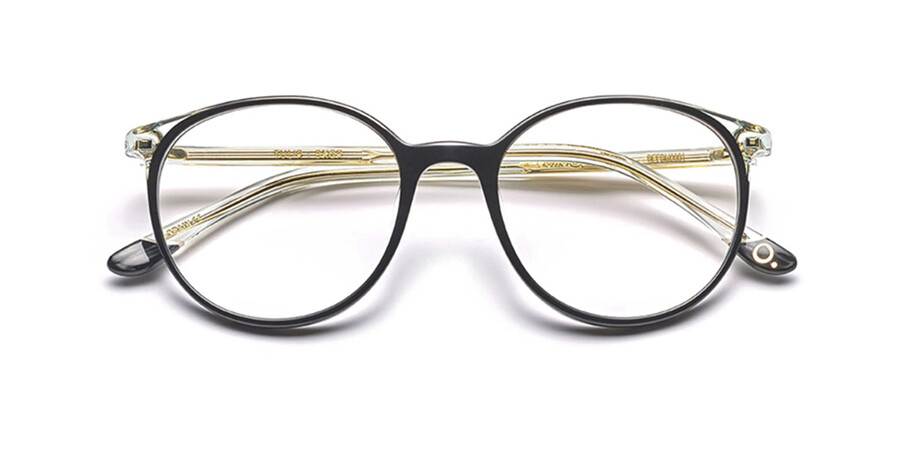 Etnia Barcelona BKGR Eyeglasses in Black Clear | SmartBuyGlasses USA