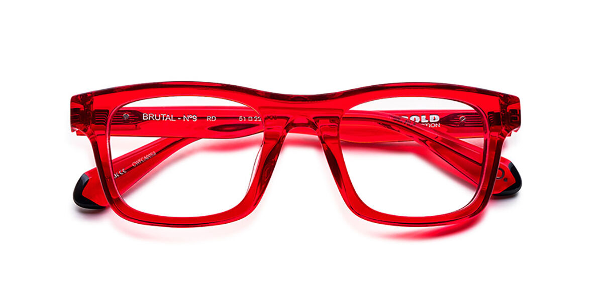 Etnia Barcelona Brutal No.09 RD Eyeglasses in Transparent Red