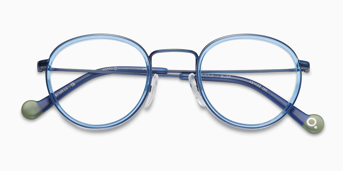 Etnia Barcelona Puzzle Kids BLGR Kids' Eyeglasses  Size 43 (Frame Only) - Blue Light Block Available