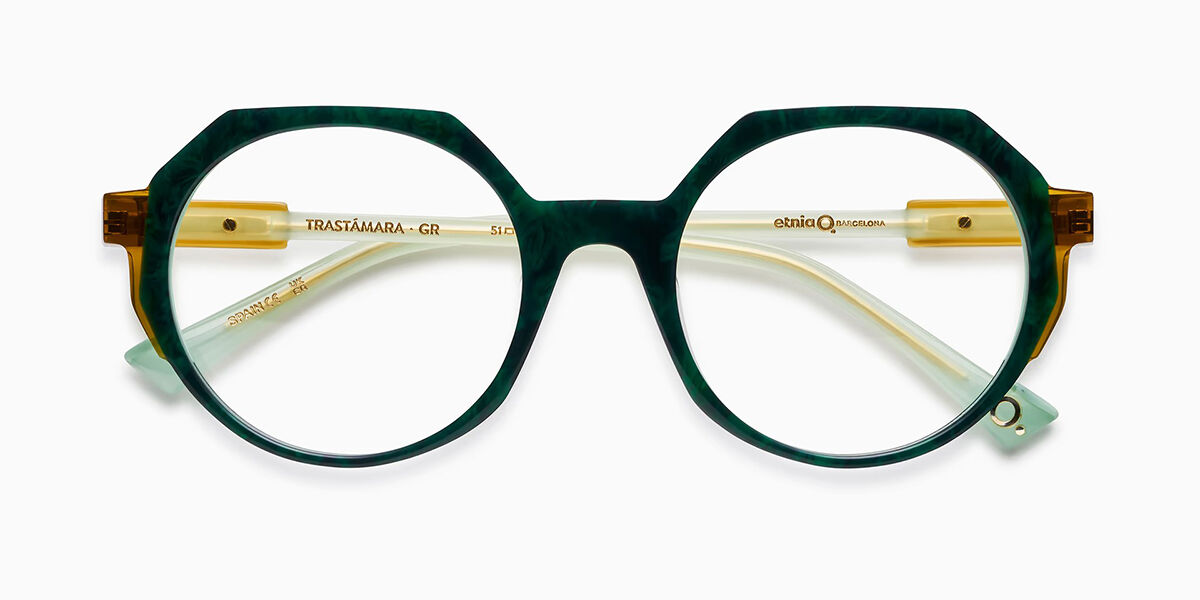 Etnia Barcelona Trastamara GR Women's Eyeglasses Green Size 51 (Frame Only) - Blue Light Block Available